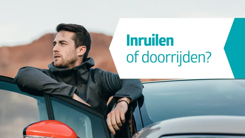 auto inruilen of doorrijden